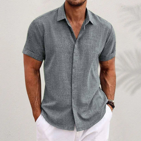 Oliver | Men's Short Sleeve Linen Shirt