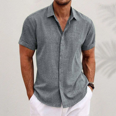 Oliver | Men's Short Sleeve Linen Shirt