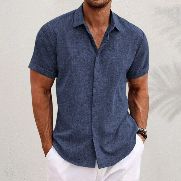 Oliver | Men's Short Sleeve Linen Shirt