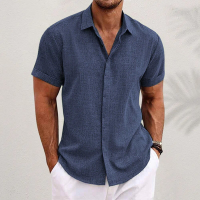 Oliver | Men's Short Sleeve Linen Shirt