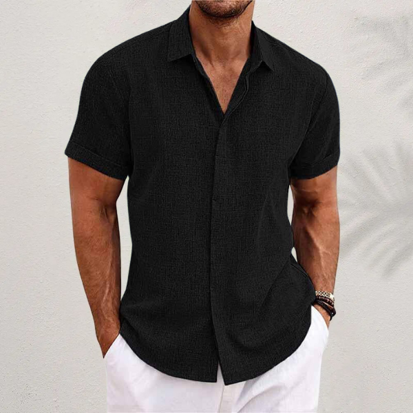 Oliver | Men's Short Sleeve Linen Shirt
