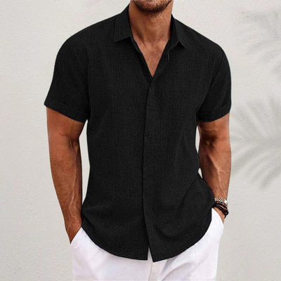 Oliver | Men's Short Sleeve Linen Shirt