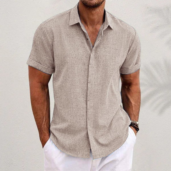 Oliver | Men's Short Sleeve Linen Shirt