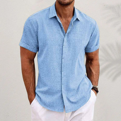 Oliver | Men's Short Sleeve Linen Shirt