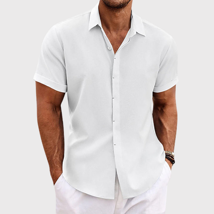 Oliver | Men's Short Sleeve Linen Shirt