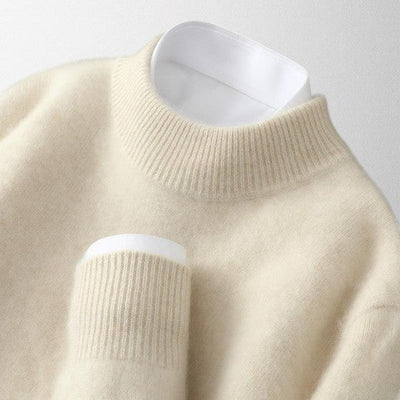beige cashmere sweater women