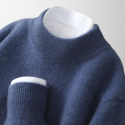 blue cashmere sweater women