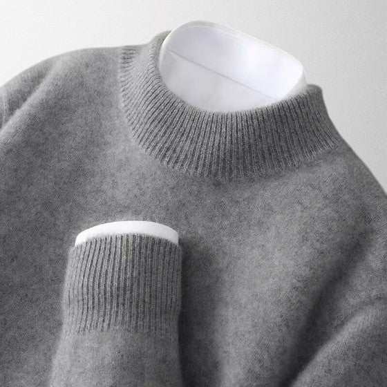 grey cashmere sweater women