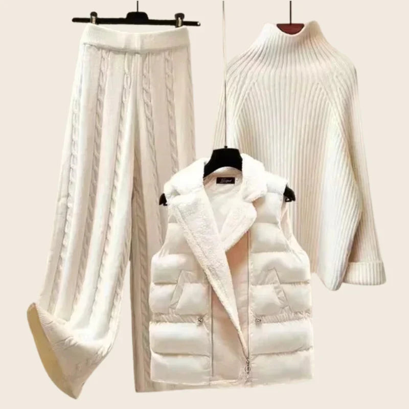 loungewear knit set women full outfit