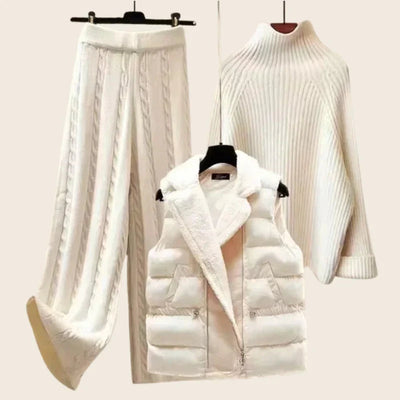 loungewear knit set women full outfit