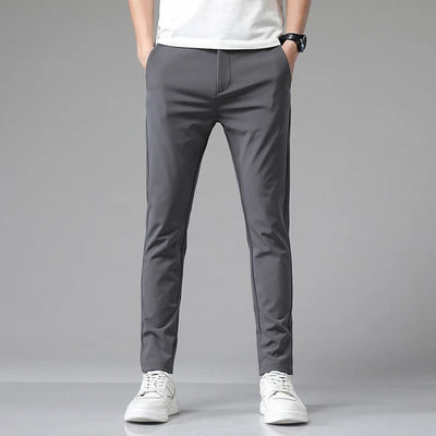 grey mens business casual pants