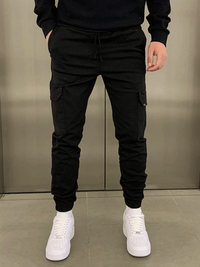 black men’s cargo jogger pants