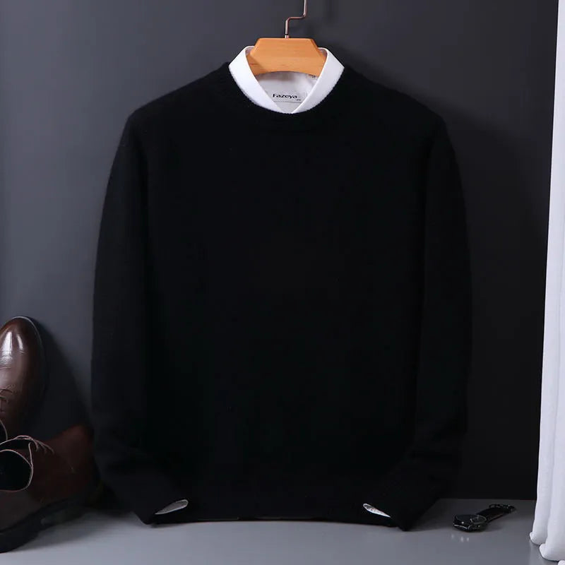 black men’s cashmere sweater