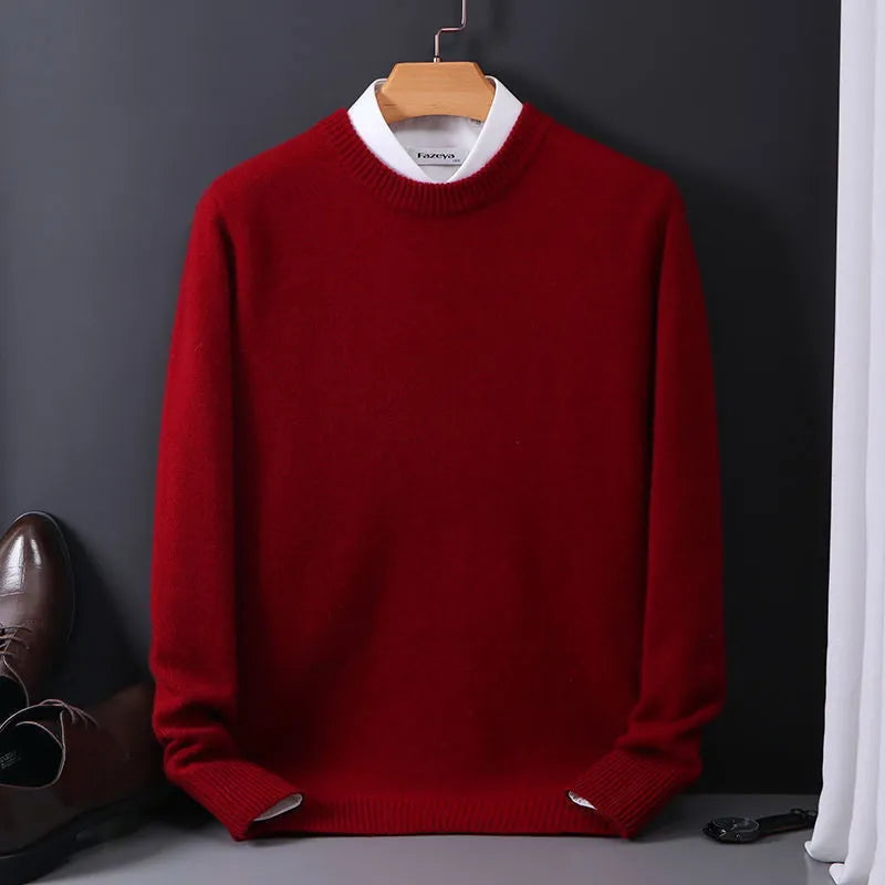 red men’s cashmere classic sweater