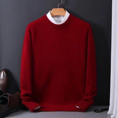red men’s cashmere classic sweater