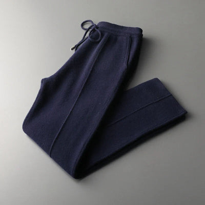 navy blue mens cashmere trousers