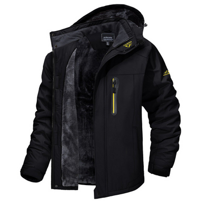 black men’s waterproof winter coat