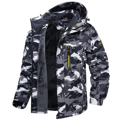 camouflage men’s waterproof winter coat