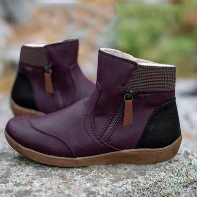 purple waterproof women’s boots