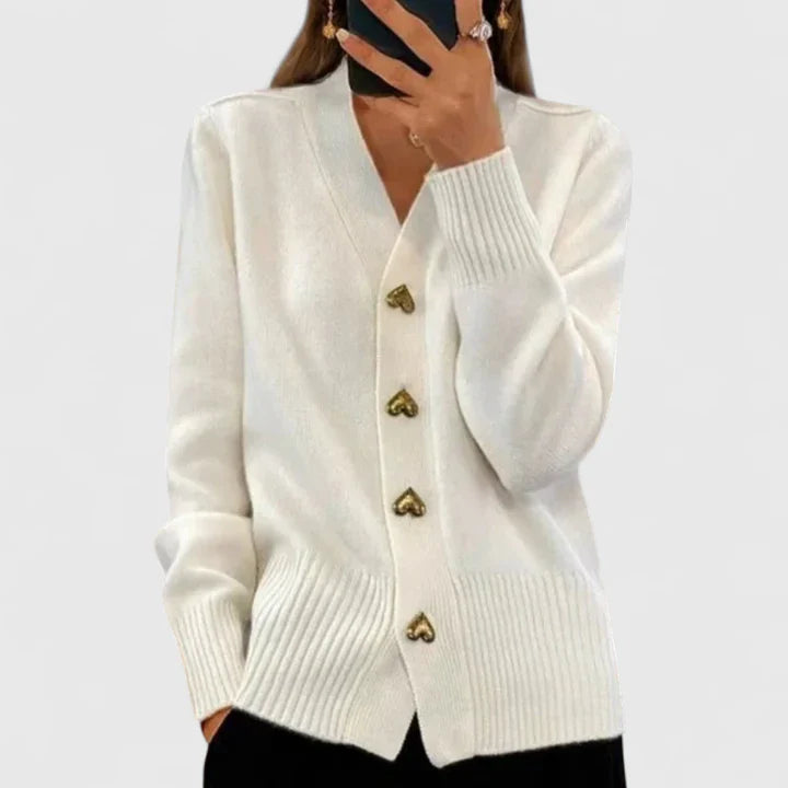 white women’s cardigan sweater