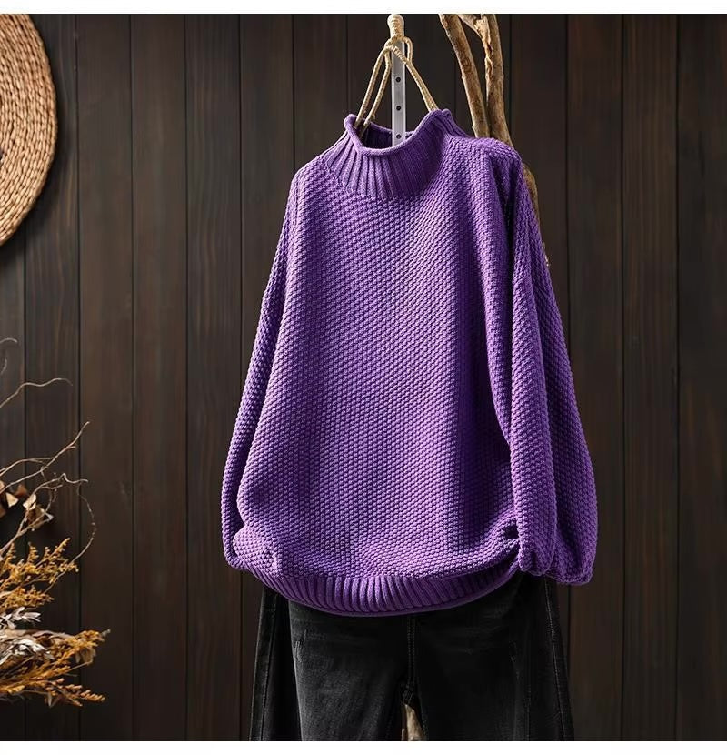 purple womens cashmere sweater
