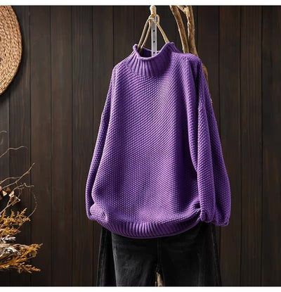 purple womens cashmere sweater