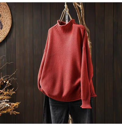 red womens cashmere sweater