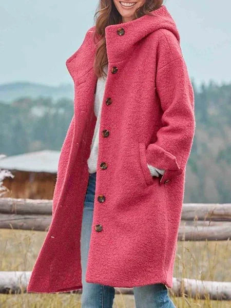pink women’s lightweight autumn coat
