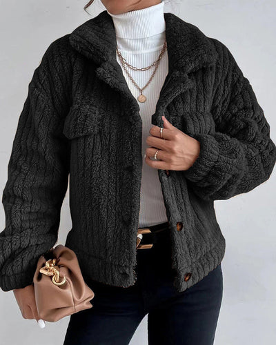 black women’s teddy coat